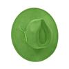 Cappello a Cilindro Piatto Rotondo 9,5 cm in Scamoscio Uomo Donna Cappello da Cowboy Western Cappello Fedora per Feste e Palco Design Autostile Stile Etnico Cappello Superiore