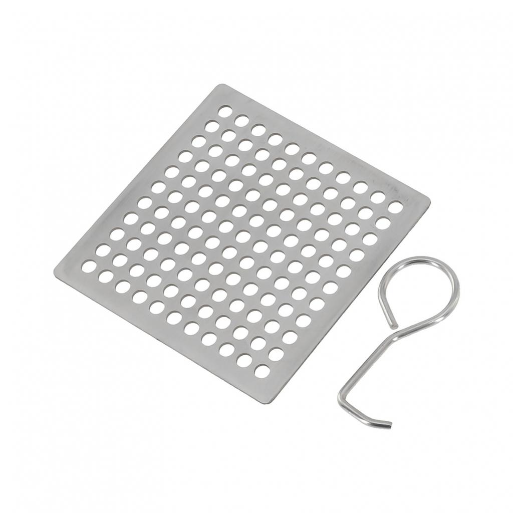 Udržujte odtoky čisté Čtvercový nerezový sprchový odtok Kryt filtru na vlasy