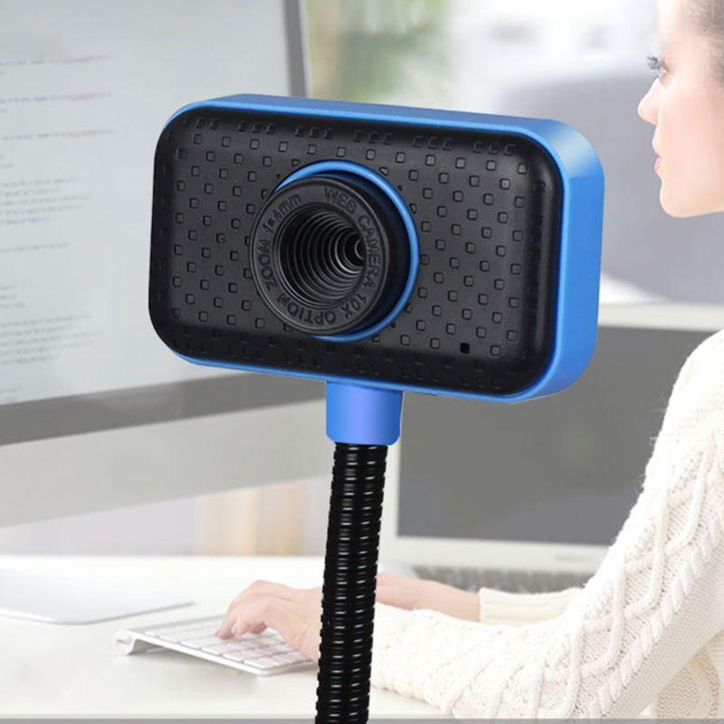 Computer Webcam with Noise Reduction Microphone Creative Practical Web Camera for Meeting Online Courses Office Came