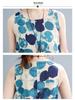 Women's Literary Loose Sleeveless Midi Dress - Summer 2025 Print