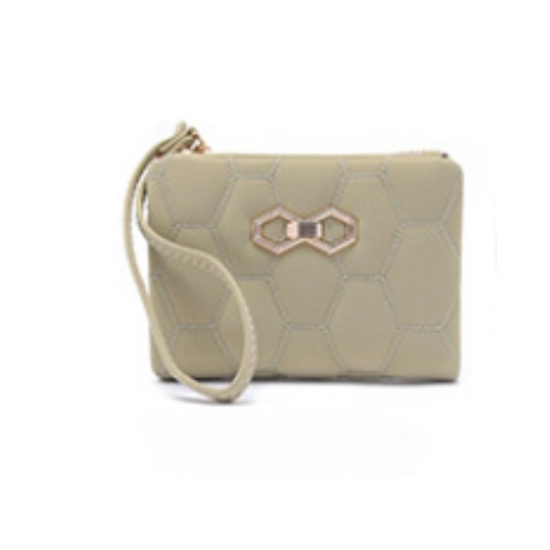 Women's Short Wallet Small Fresh Lingge Coin Handheld Zero Wallet