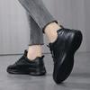 All black breathable and not tired feet soft-soled shoes New spring and autumn sports shoes