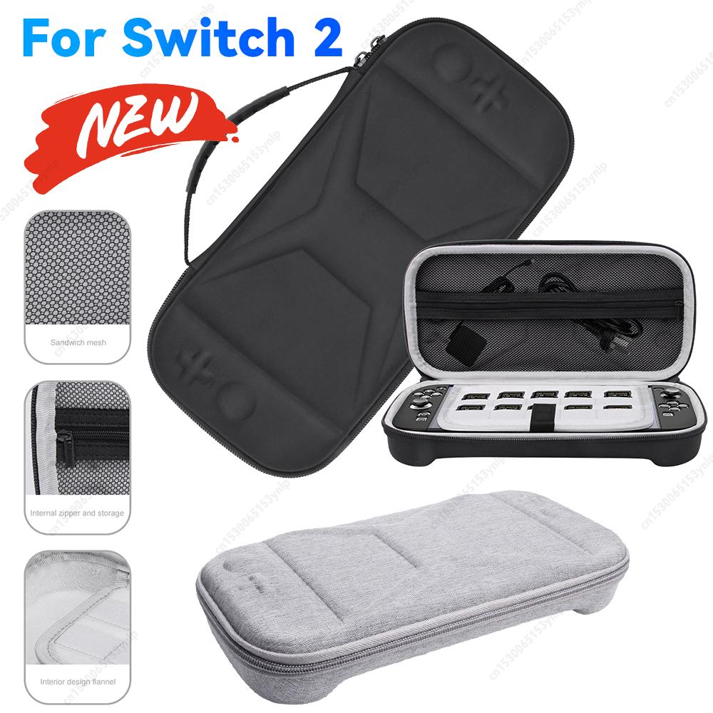 Case for switch 2 storage bag Premium For Switch2 Carrying CaseScratch-Resistant Fabric Plush Interior Joystick Protection