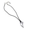 Punk Gothic Metal Wolf Fang Pendant Necklaces for Men Boy Personalized Street Bull Horn Necklaces Wild Party Jewelry Accessories
