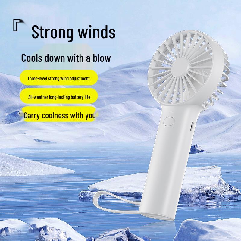 2025 Silent Long-Lasting Wireless Rechargeable High-Capacity Handheld Fan