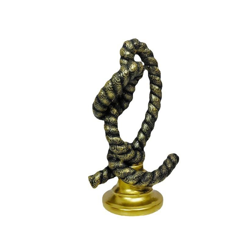 Modern Good Antique Creative Design Musical Notes Knot Decorations Living Room Home Tabletop Model Room Decoration Entrance Resin Crafts
