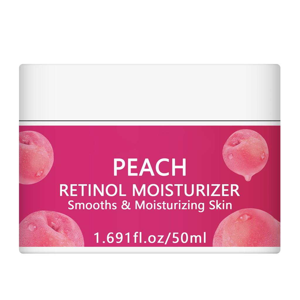 Peach Retinol Moisturizing Cream Deeply Hydrates And Softens The Skin, Brightens The Skin Tone, And Improves Dullness,50ml,