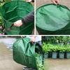 Large Capacity Gardening Fallen Leaves Collection Bag Foldable Plant Garbage Bag PP Waterproof Woven Waste Collection Bag