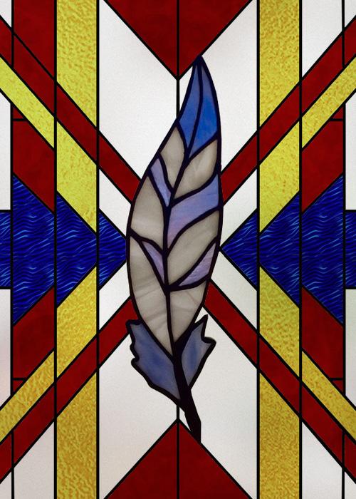 

Frosted Stained Glass Window Film, Customized Privacy, Static Cling,Church Retro Vintage Sticker,Office and Home Decor (as the picture,30X42cm)