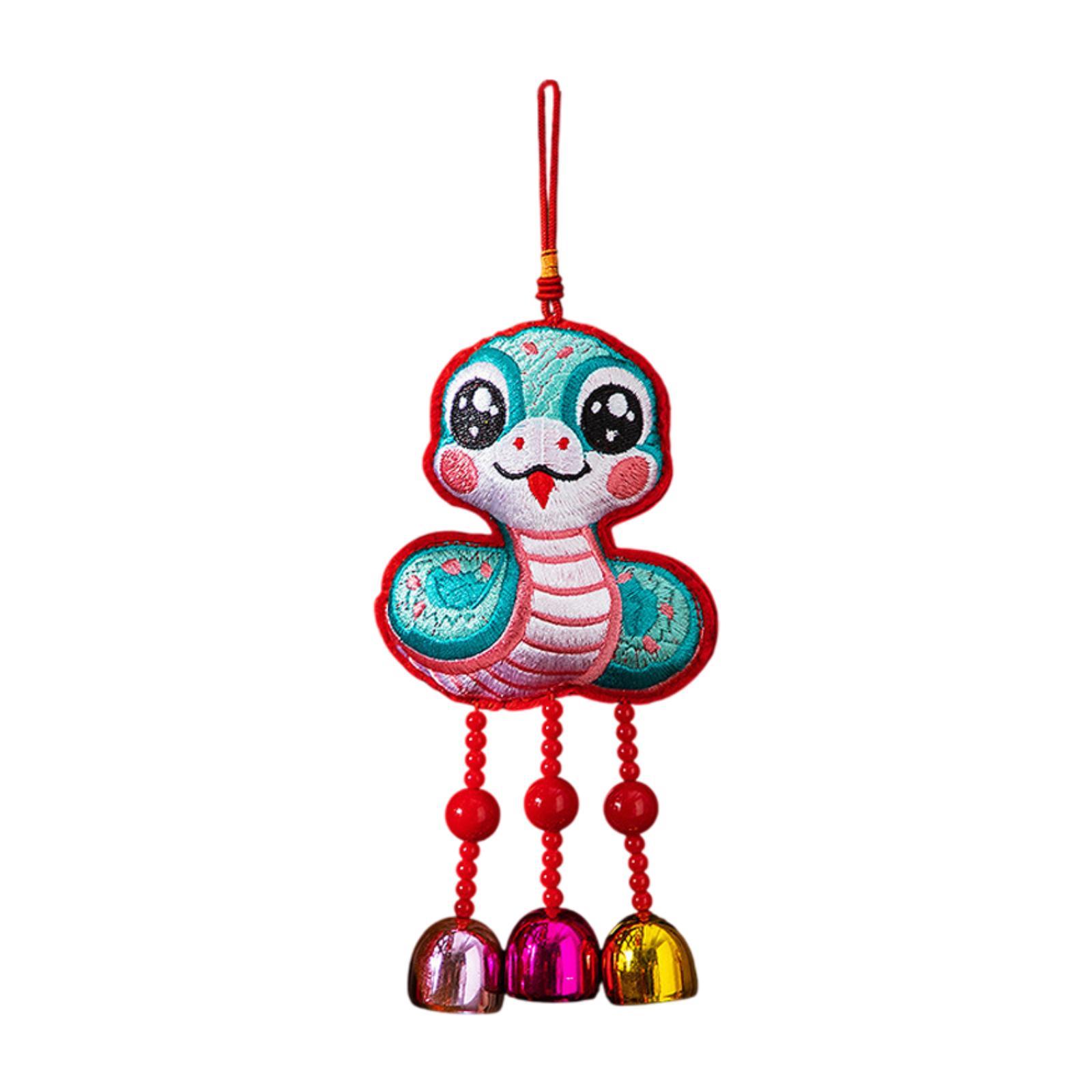 

2025 Chinese New Year Hanging Ornament Decorative Spring Festival Hanging Decoration for Door Living Room Office Restaurant Shop синий