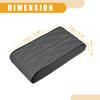 Partuto 31x16x5cm Universal Car Armrest Box Pad Car Armrest Booster Pad Waterproof Faux Leather Gray 1pc 12.20"x6.30"x1.97" - -