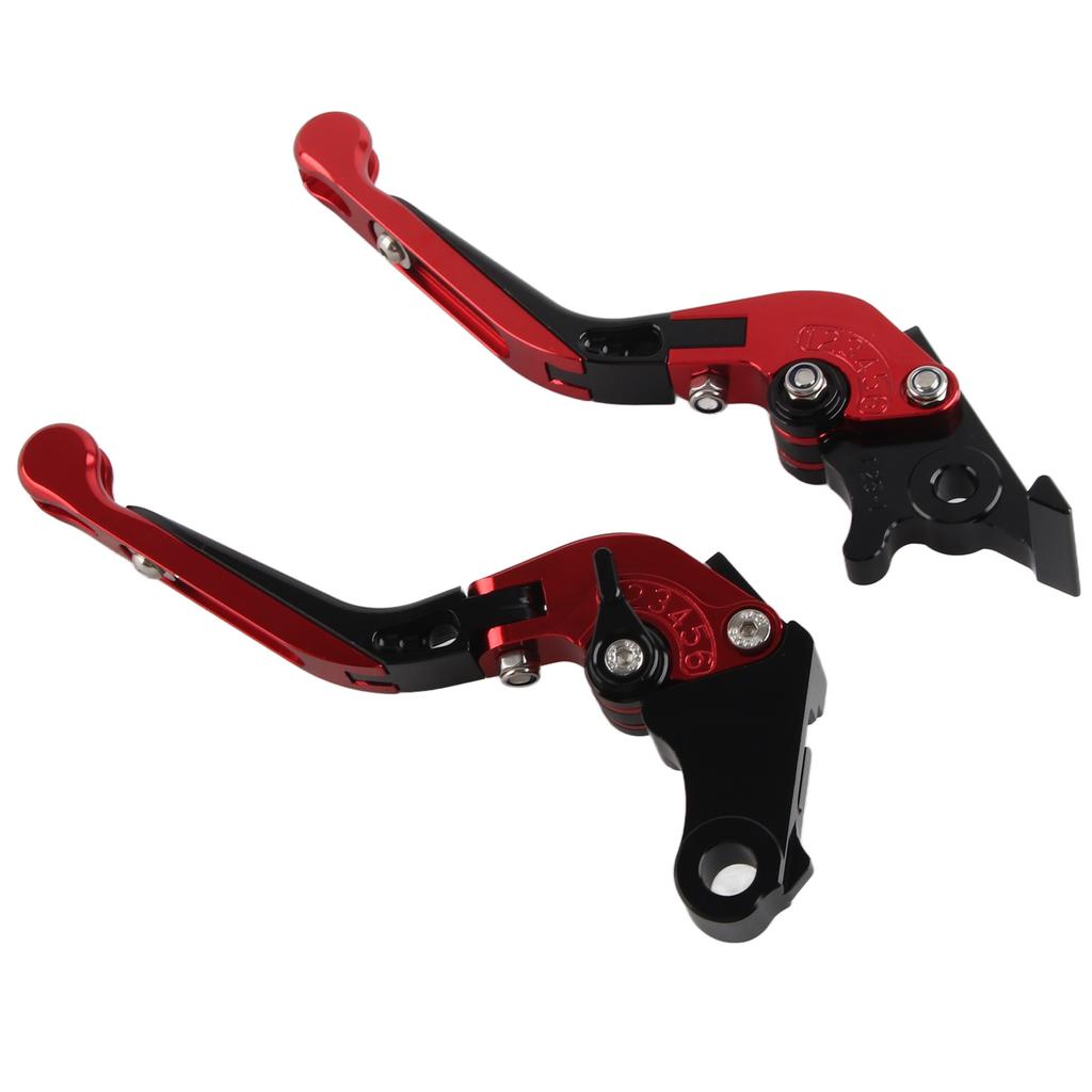 Folding Clutch Lever CNC 6061 Aluminum Alloy Adjustable Length for Trail 125 Monkey 125 Super CUB110 Red