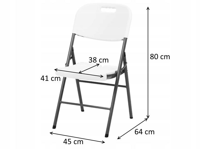 Folding Catering Chair 45x64x80 Cm