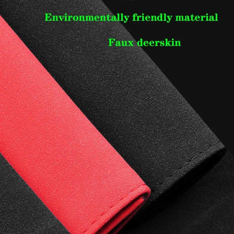 For Subaru Forester XV Tribeca Outback Impreza Legacy STI WRX BRZ Suede Car Interior Protective Roof Door Pull Handle Warm Cover Y3