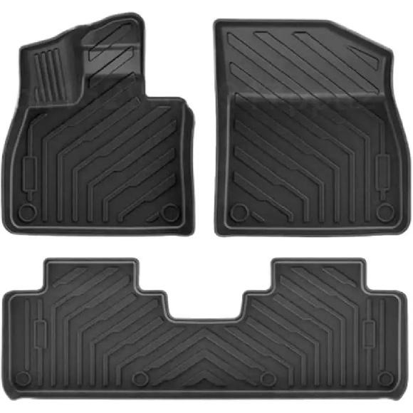 TPE Floor Liners & Cargo Liner for BYD Atto 3 Yuan Plus 2022-2025 LHD, All Weather Waterproof Car Floor Mats Trunk Mat Full Set