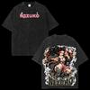 Nezuko Kamado Demon Slayer Anime Washed T-Shirt Men Women Vintage Oversized Streetwear Streetwear Y2k Manga Graphic Short Sleeve Female Male Clothing