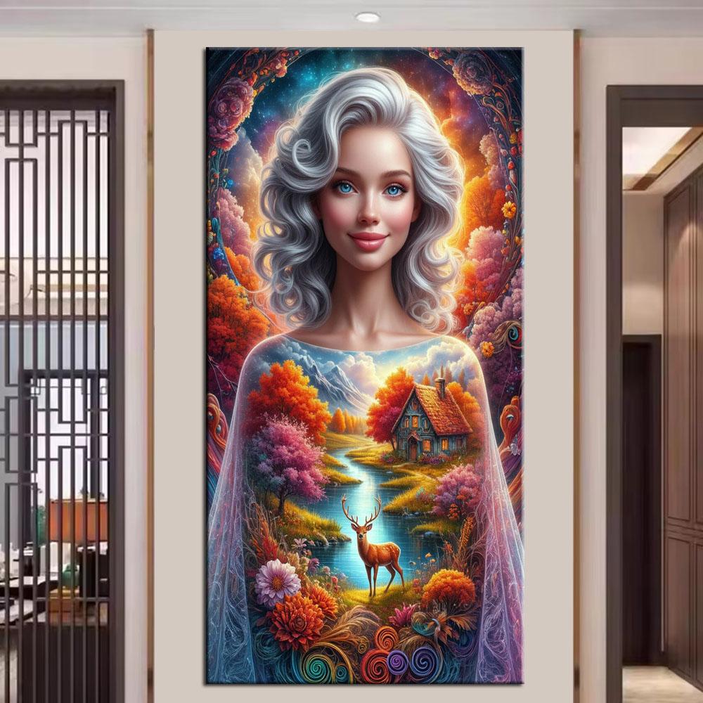 Abstract Woman Picture DIY Diamond Painting Cross Stitch Full Drills Diamond Mosaic New Collection Home Decor