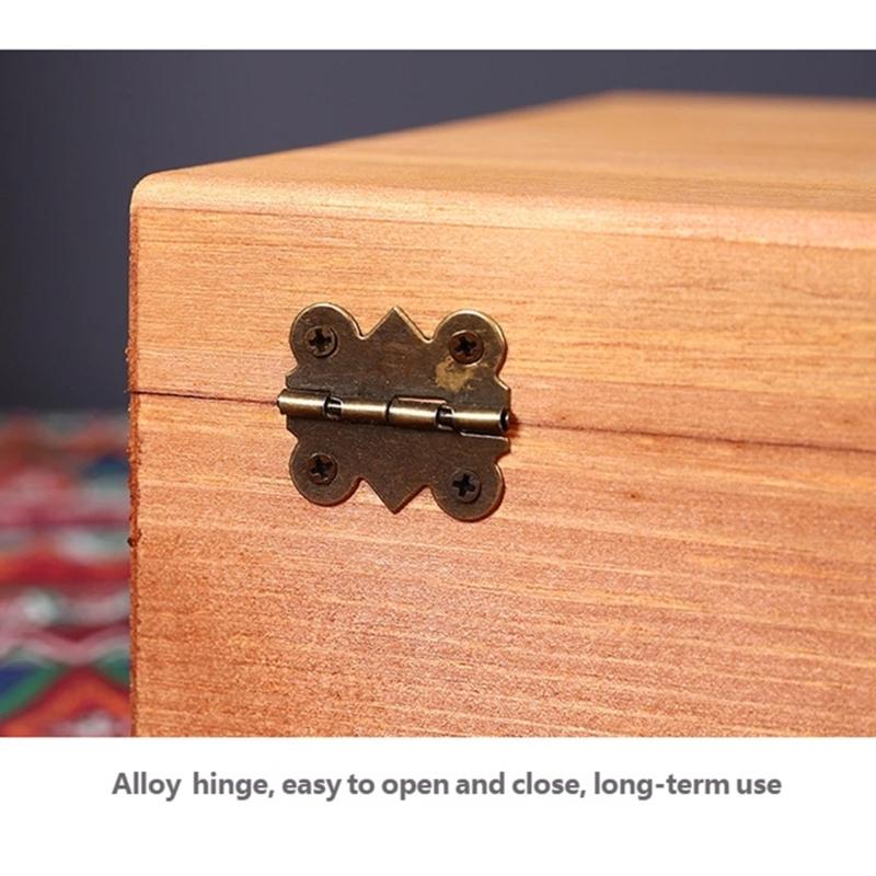 Reusable Pine Storage Box For Wedding Celebration Bridesmaid Gifts And Small Item Organization Jewelry Organiser