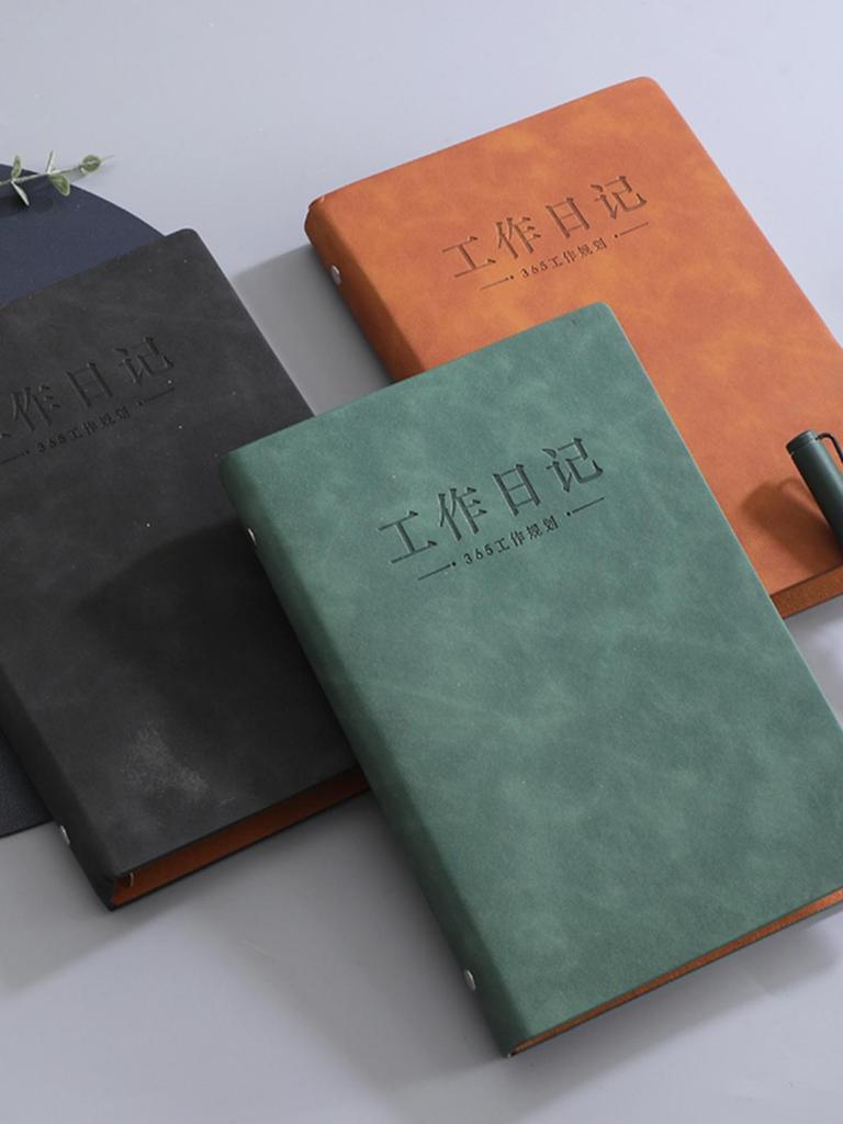 A4 Work Log & Meeting Minutes Book with Custom Printing for Office or Construction Use