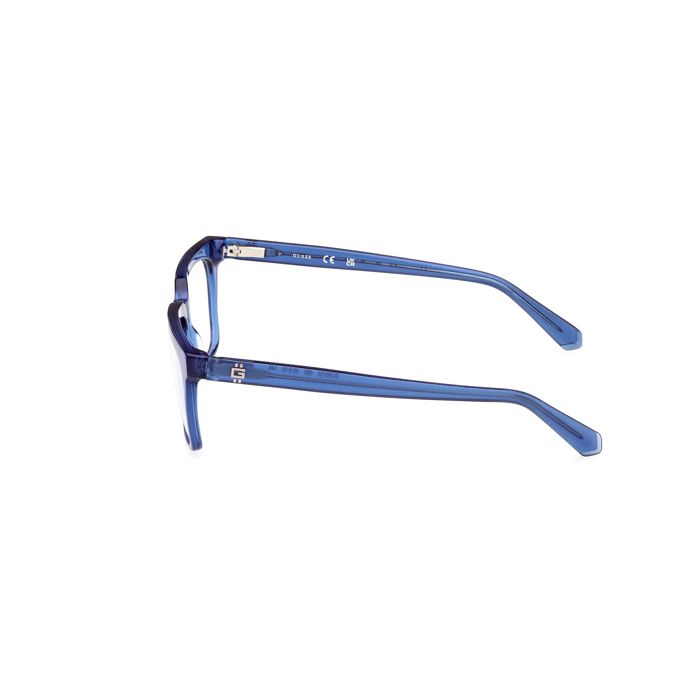Lunettes De Vue Guess GU50133 53/15/145 090 Shiny Blue ACETATE FRAMES MAN Guess GU50133 Shiny Blue Eye Glasses 53 15 145