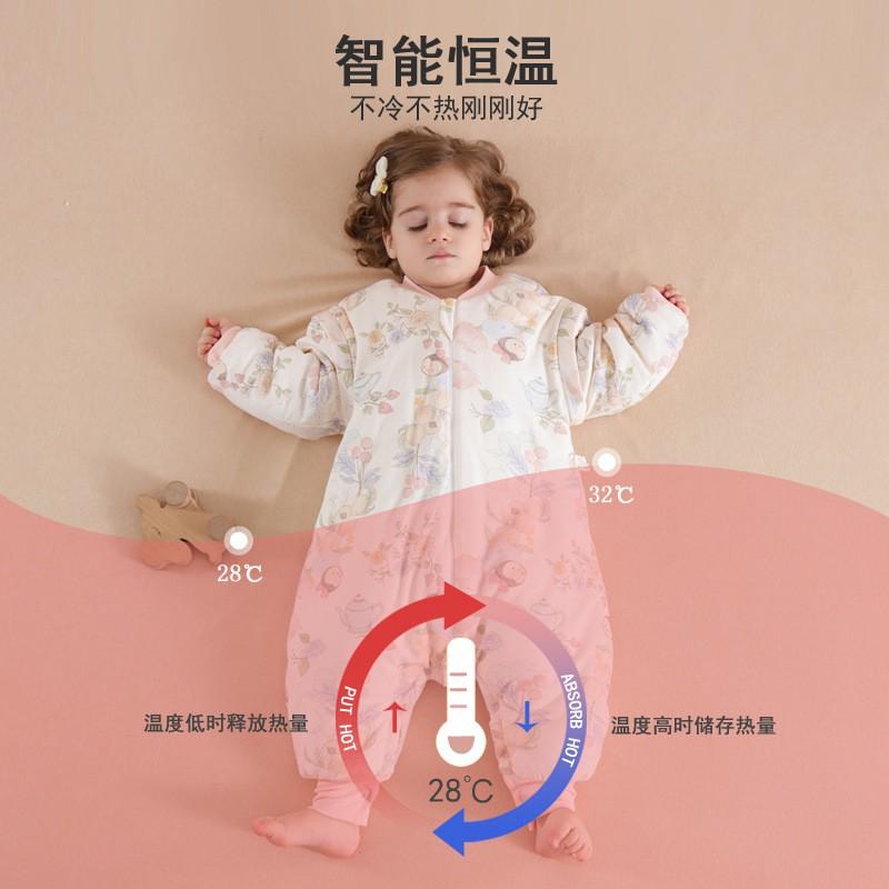 Baby Sleep Sack Footed Cotton Sleepwear Toddlers 1-3 Years Old Winter
