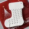 Christmas Stocking Silicone Mould Silicone Christmas Pendant Mold Decorative Silicone Mold Christmas Themed For Art Project
