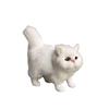 Grey Calico Cat Simulation Figurine – Persian Craft Toy for Window Display