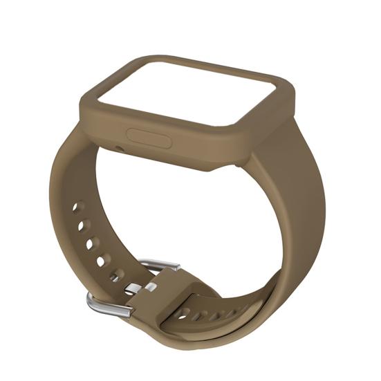 

Ремешок для часов Ультра мягкий удобный цельный силиконовый сменный ремешок на запястье для Redmi Watch2/Lite 2 света кофе