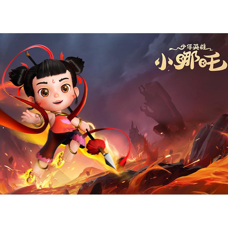 Nezha Children's Rain Boots Boys Baby Non-Slip Rain Boots Girls Elementary School Students Rainy Day Waterproof Water Shoes Toddler Rubber Shoes