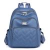 Damen-Rucksack in Unifarbe, Minimalistisches Design Reißverschluss Tagesrucksack, Lässige Leichte Umhängetasche für Tägliches Reisen Schulweg