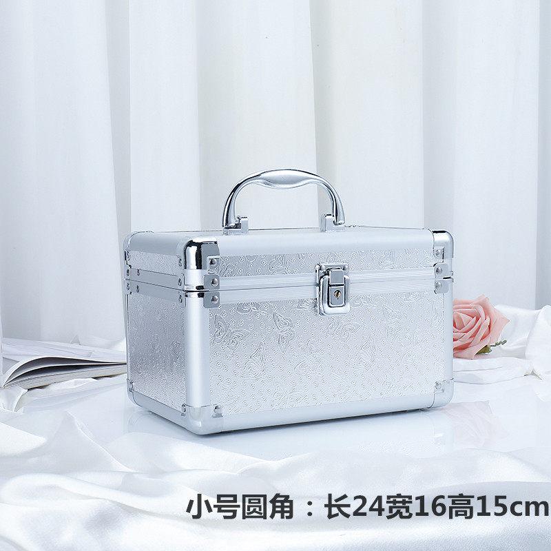 

Makeup Box Multi Functional Metal Wind Foot Therapy Technician Suitcase Professional Makeup Artist Cosmetics Storage Box