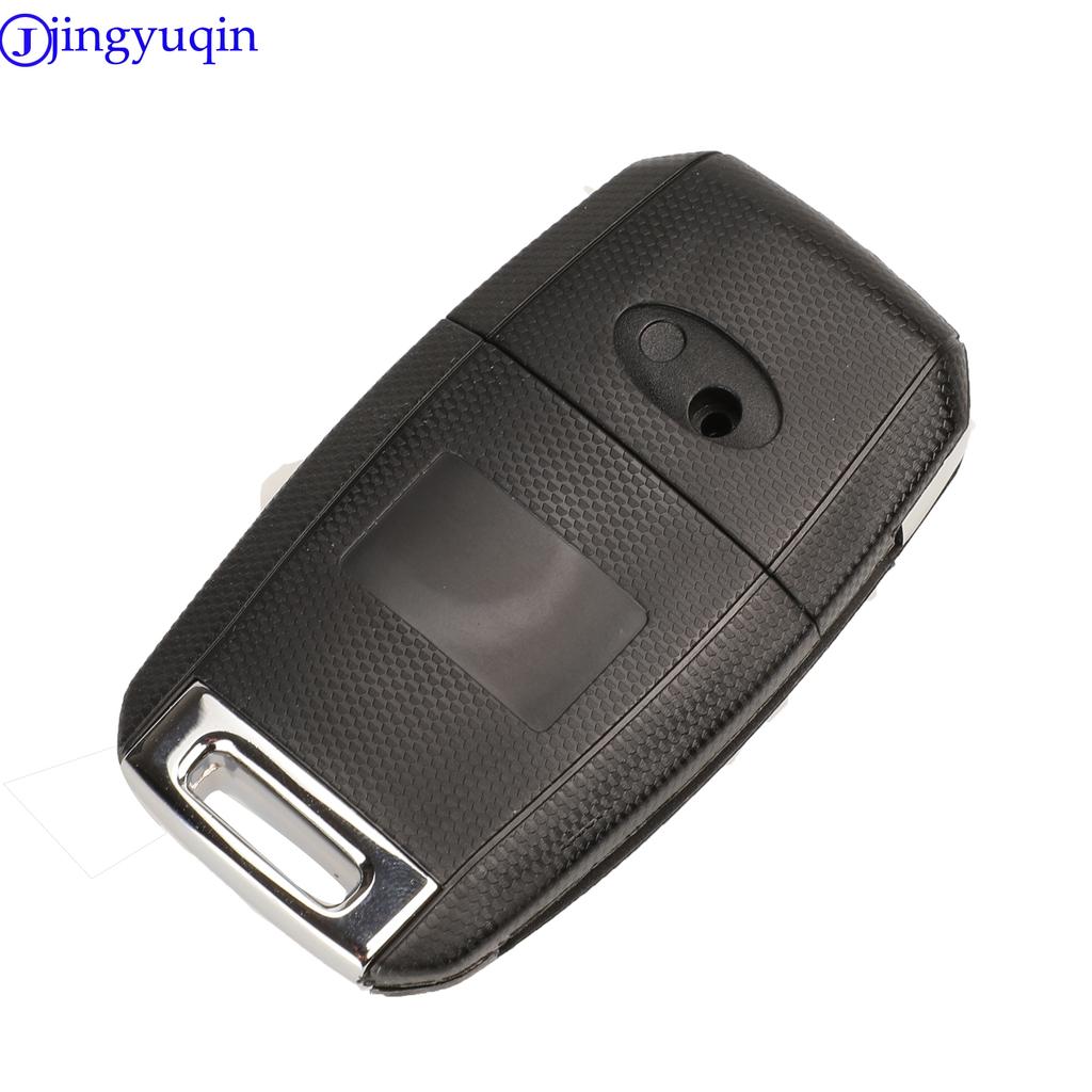 Jingyuqin 3 Button Flip Folding Remote Car Key For Kia K3 Sorento Sportage 2013 2014 2015 433mhz with ID46/ID70 Transponder