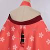 Super Dimension Kaguya-hime Cosplay Costume: Off-the-Shoulder Cherry Blossom Kaguya Moon Viewing Outfit with Wide Sleeves