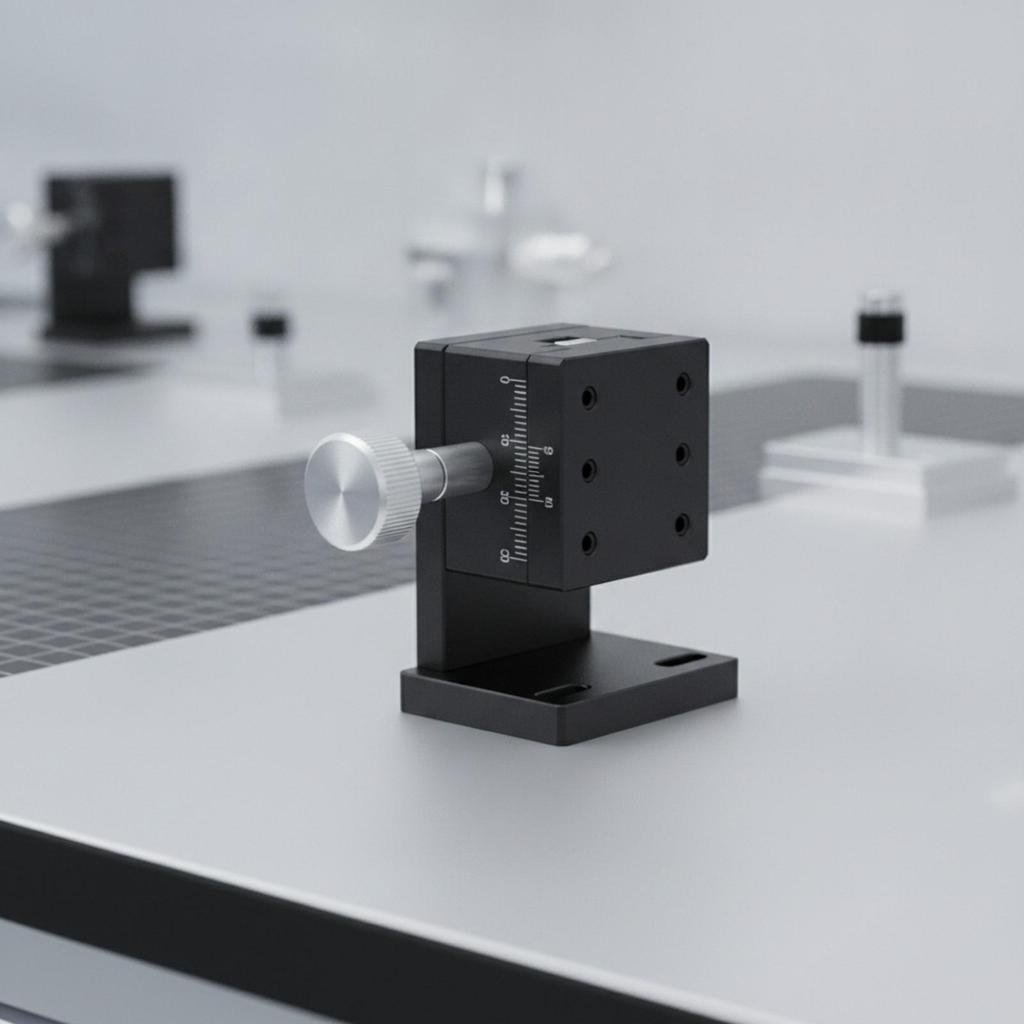 Fine Tuning Manual Sliding Stage | Compact, Table with Dovetail Guide