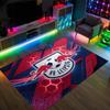 RB Leipzig Football Design Crystal Velvet Carpet Cozy Non?Slip Printed Rug For Bedroom Living Room Entrance