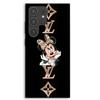 Coque de téléphone - MANIACASE - Samsung Galaxy S23 Ultra - Silicone TPU - Motif Minnie LV fond noir - Noir