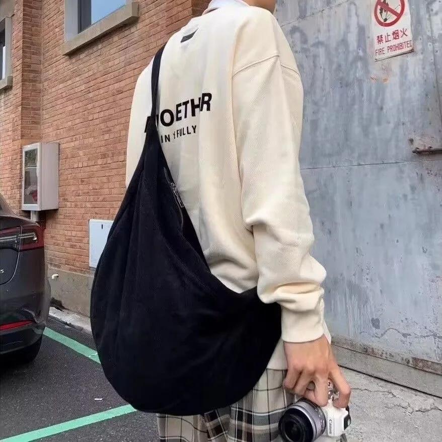 

Vintage Women s Bag Large Capacity Shoulder Bag Solid Color Simple Casual Commuter Bag Retro Handbags