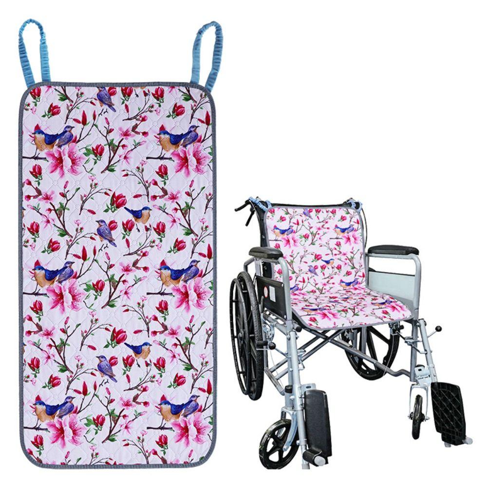 Water Absorbent Wheelchair Seat Cushion Anti-Slip Washable Chair Protector Leakproof Comfortable Wheelchair Incontinence Pad