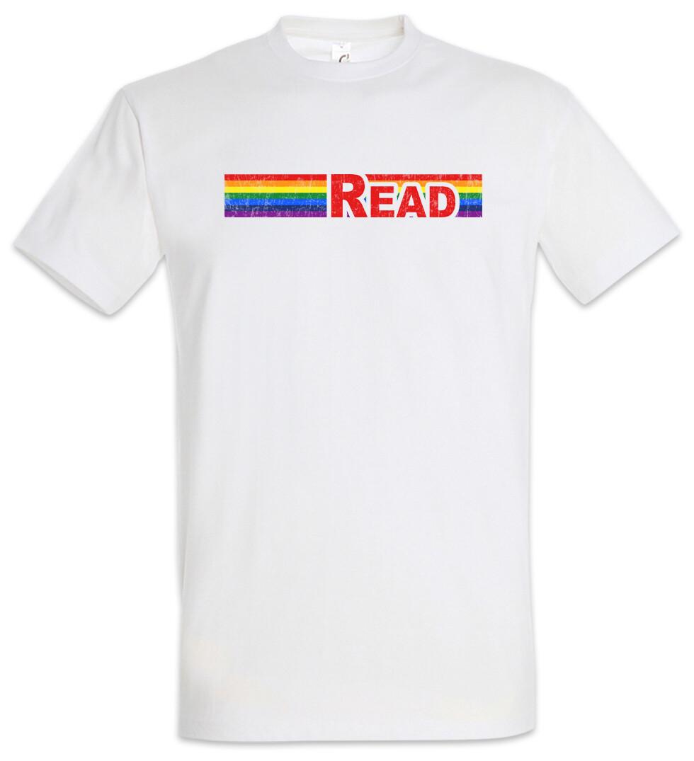 

Rainbow Read Mens T-Shirt Mens Womens Tees Top Queer Gay Gay Lesbian Gay LGBTQ Trans S