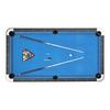 Pool Table, 213cm Portable Billiards Tables, Adjustable Feet Stable Game Table, Entertainment Set Includes Ball, Cue, Rack, Chalk and Brush, Black