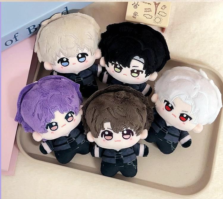 10cm Anime Love and Deepspace Plush Toys Sylus Rafayel Xavier Zayne Caleb Pendant Stuffed Doll Plushie Key chain Christmas Gifts
