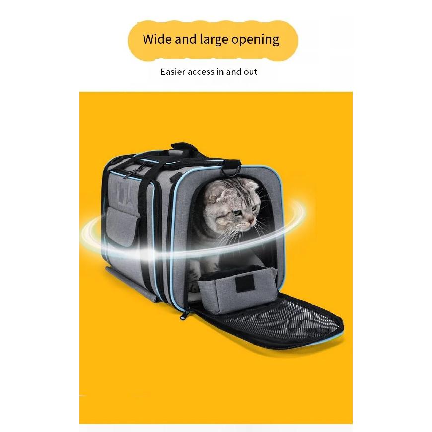Expandable Drawbar Bag, Cat Bag, Portable Outdoor Cat and Dog Pet Bag, Breathable Portable Air Box, Cat Bag 2026 New