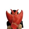 Lobster Mask Latex Headgear Cosplay Prop Halloween Kids Party Dress Up