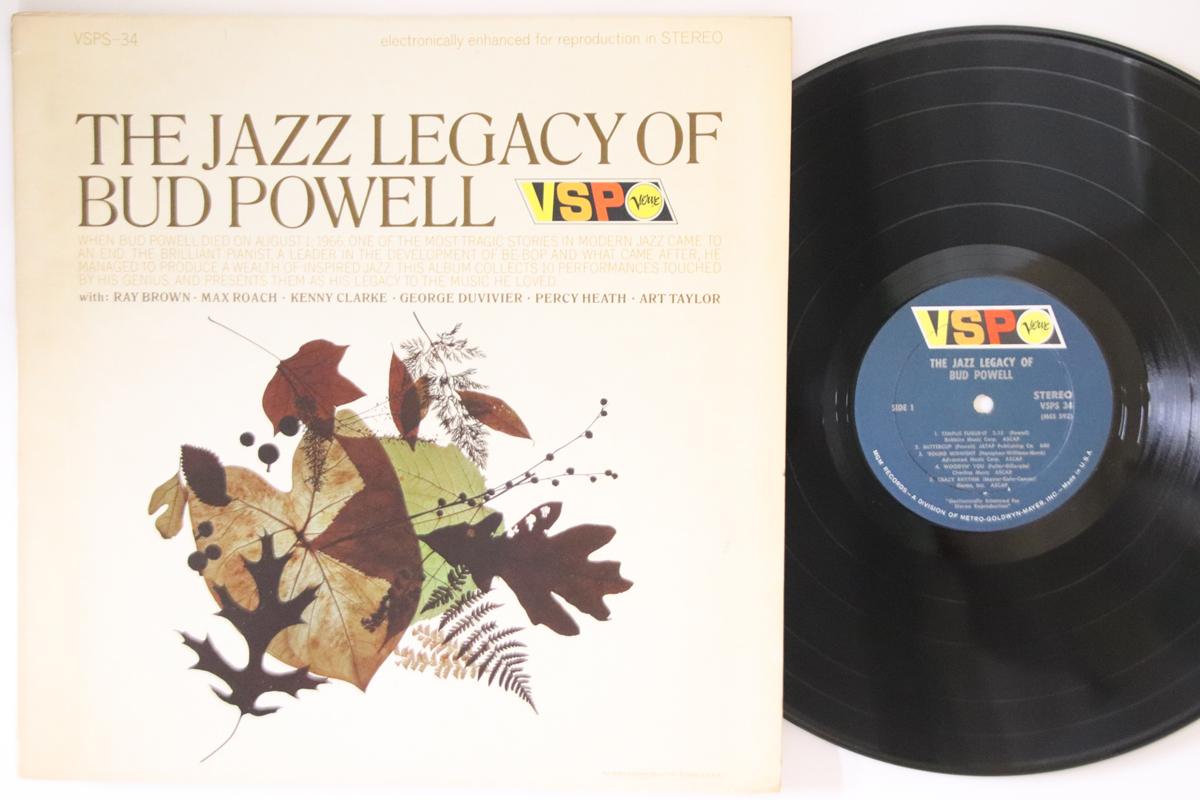 

LP Record BUD POWELL - Jazz Legacy Of Bud Powell VSPS34 VSP 1966 US Jazz Used