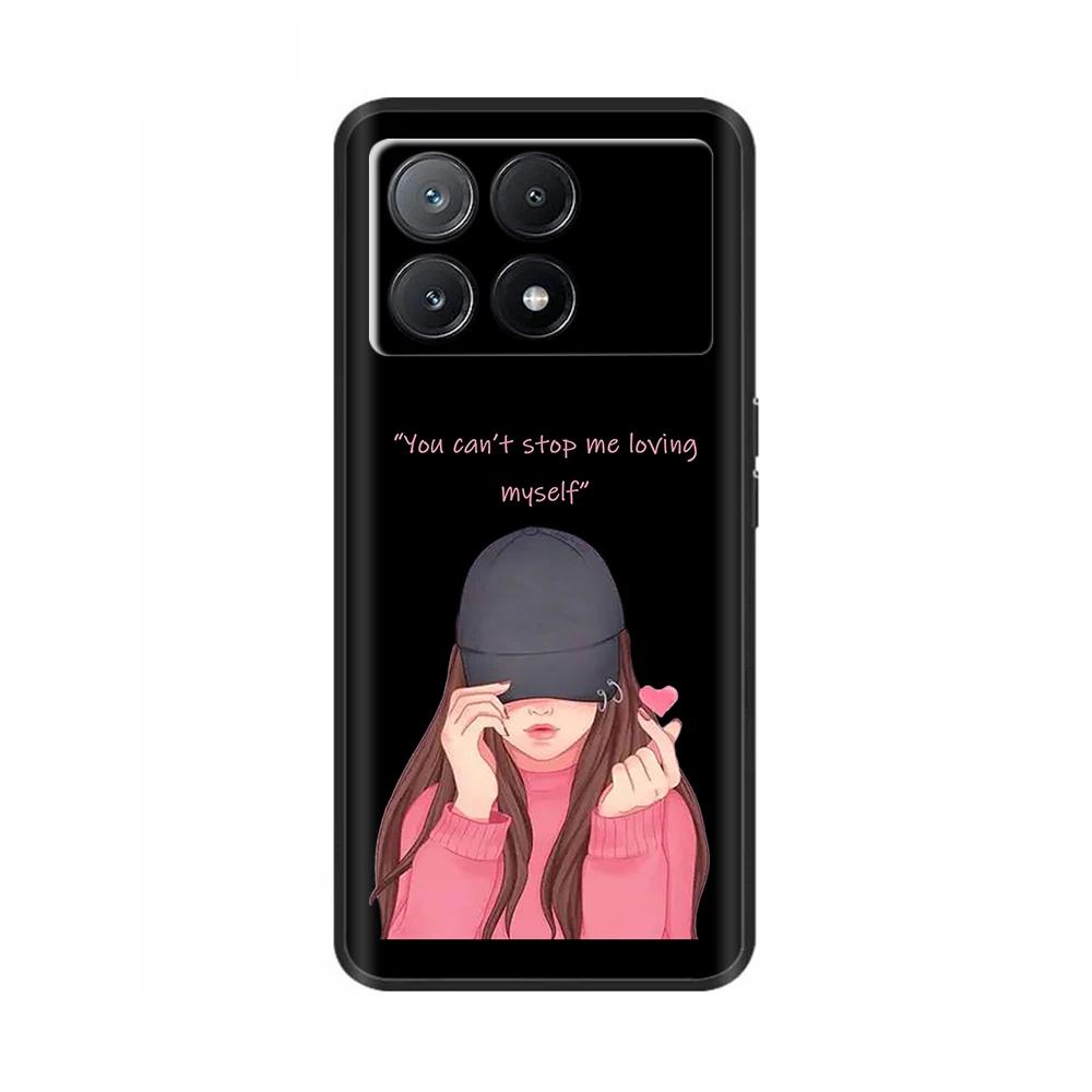Case For Poco X6 Pro Phone Back Cover For Poco X6 Neo Pocox6 Pro 5G Soft Black Silicone Bumper Shockproof Protective Shell Cases