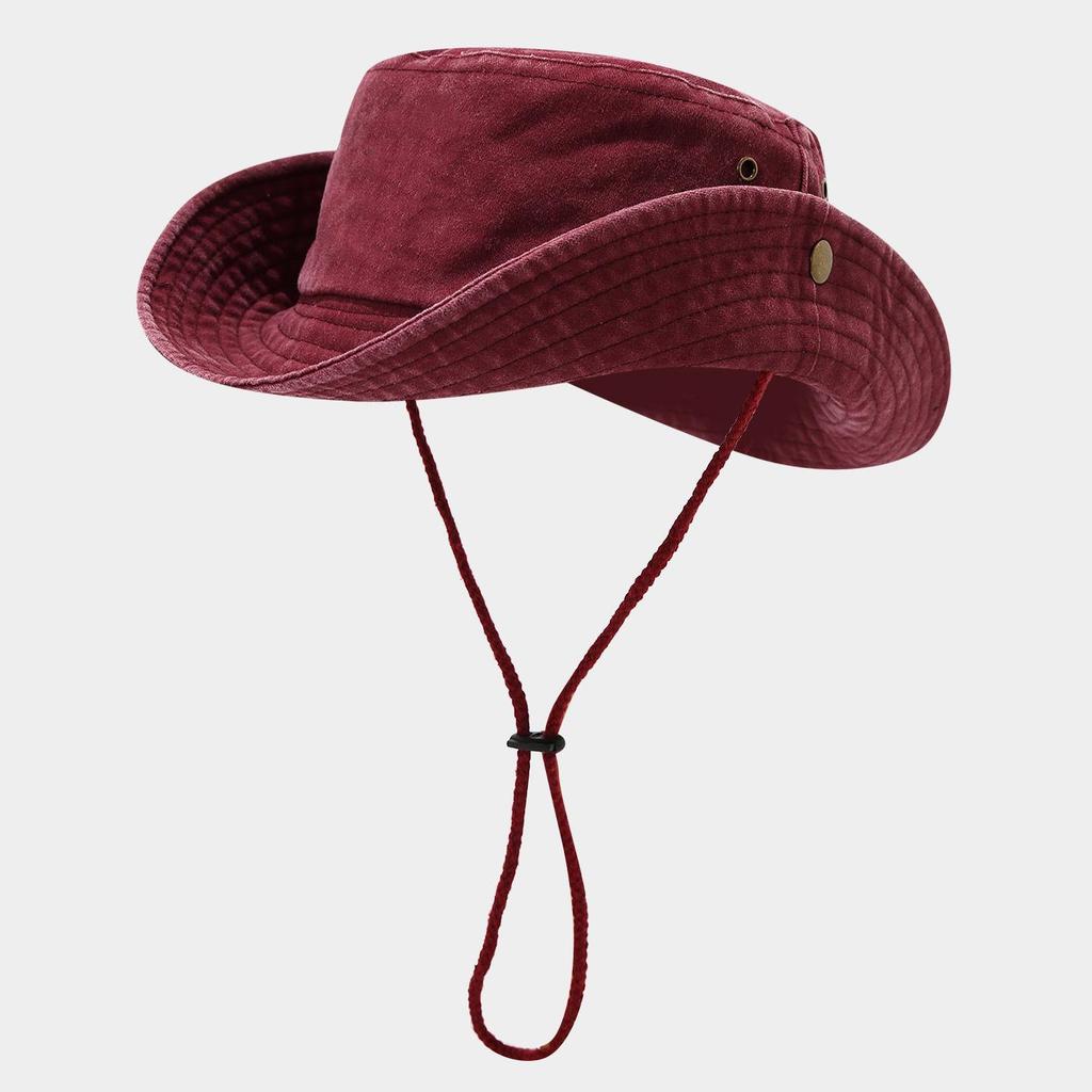 Outdoor-Sonnenhut für Herren und Damen: Patchwork-Design mit breiter Krempe für Angeln, Bergsteigen und Reisen im Frühling und Sommer.