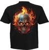 Spiral - NACHTRITTER (Unisex schwarze Kurzarm-T-Shirts) Ex Ex Groß