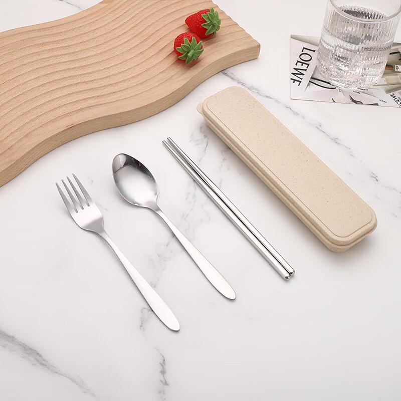 RuHan Kids  Portable Stainless Steel Cutlery Set