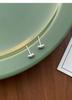 S999 Sterling Silver Smooth Bean Stud Earrings: Small, Simple, Versatile, Screw-Back, Sleep-Friendly, Ear Hole Care Jewelry.