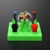 Green Physics Experiment Aids ABS+Metal Educational Students Toys DC Electrical Motor Model  School